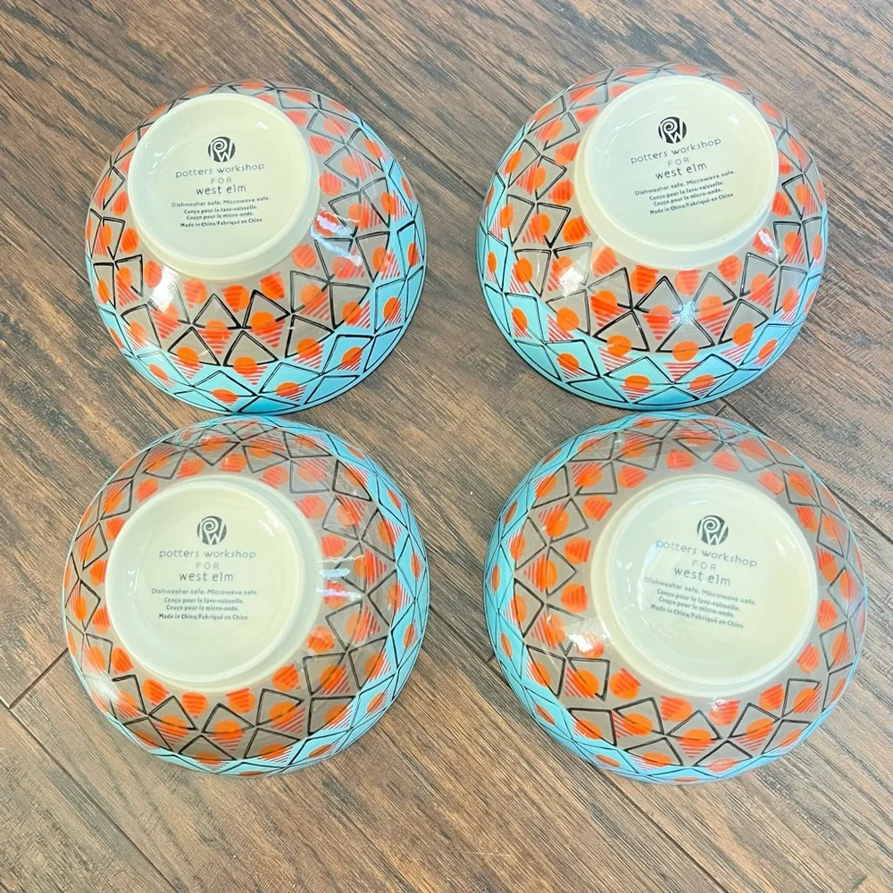 Potters Workshop West Elm Cereal bowls set of 4